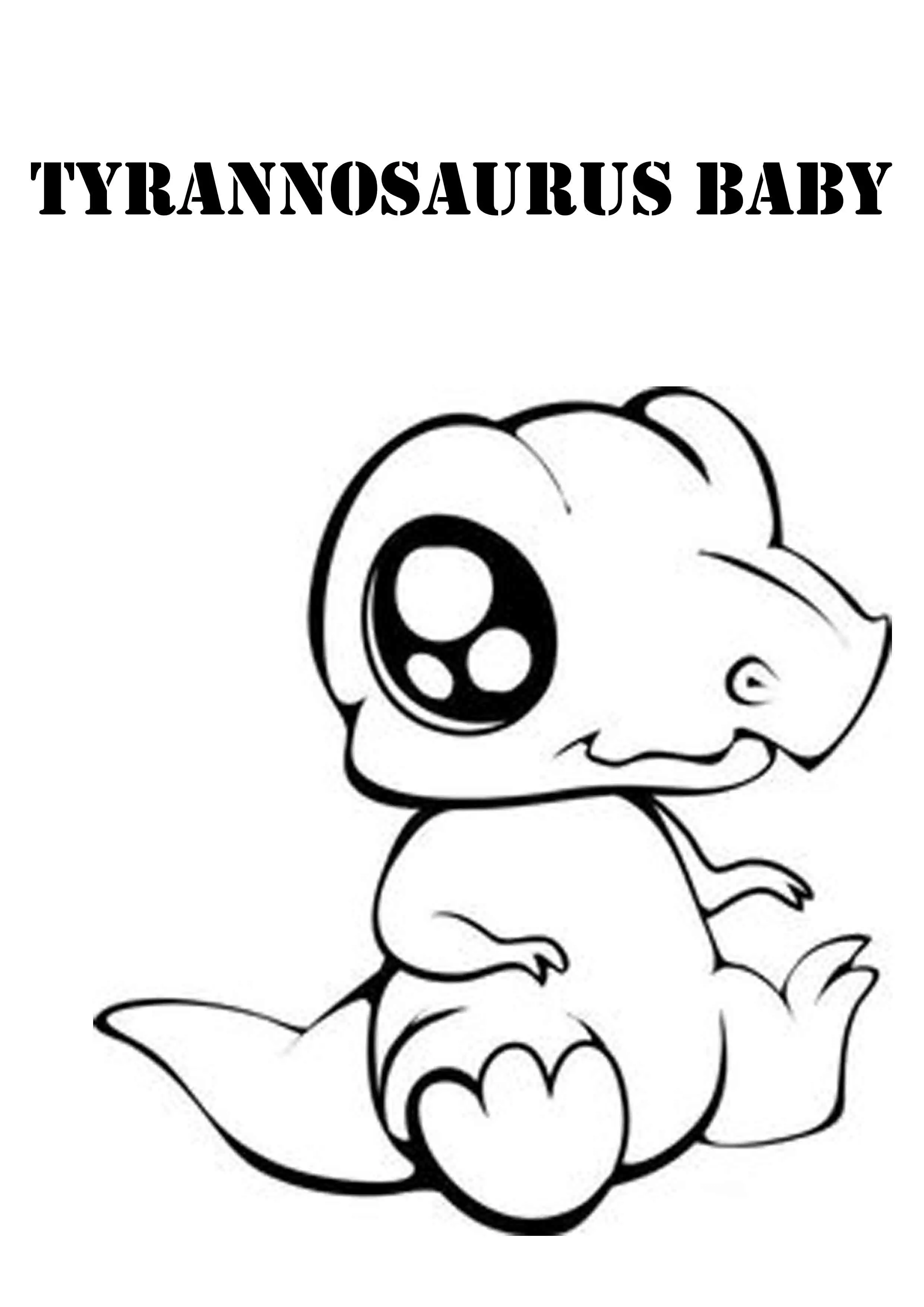 Dinosaur Printable Coloring Page 44