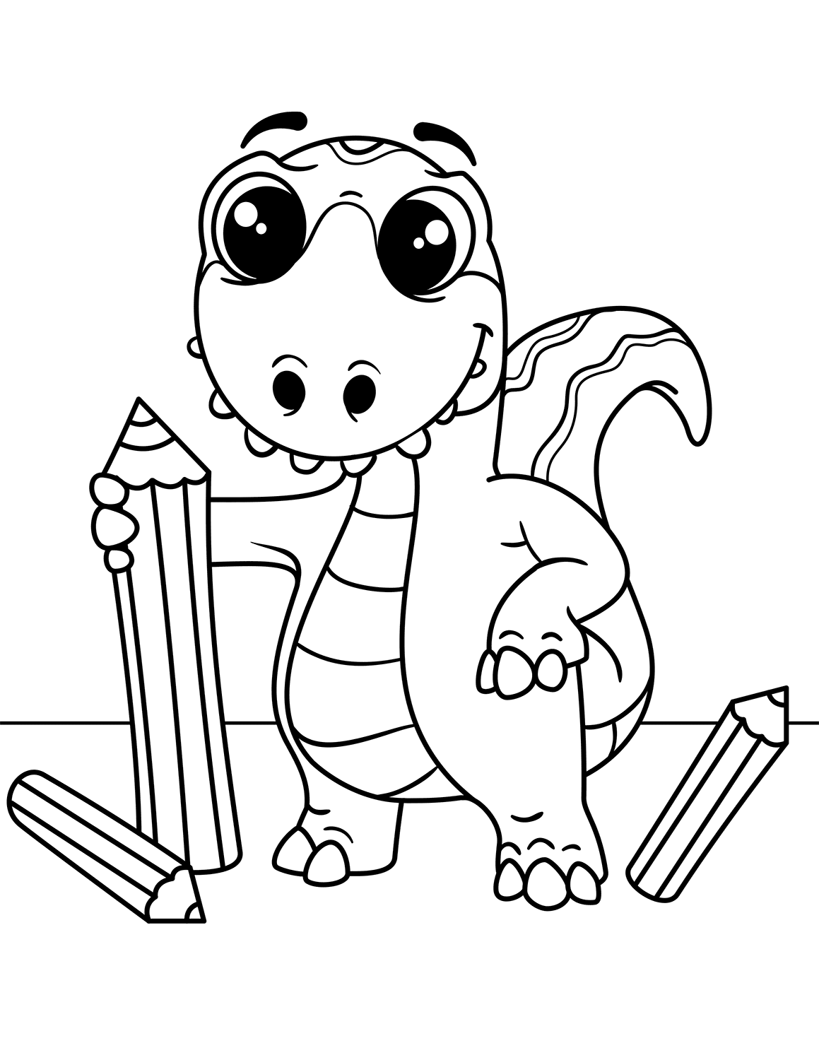 Dinosaur Printable Coloring Page 51