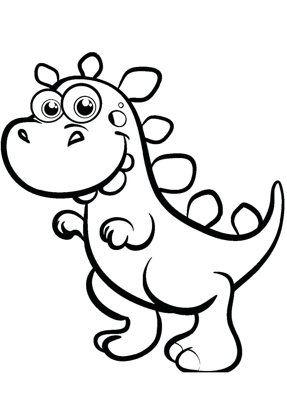 Dinosaur Printable Coloring Page 54