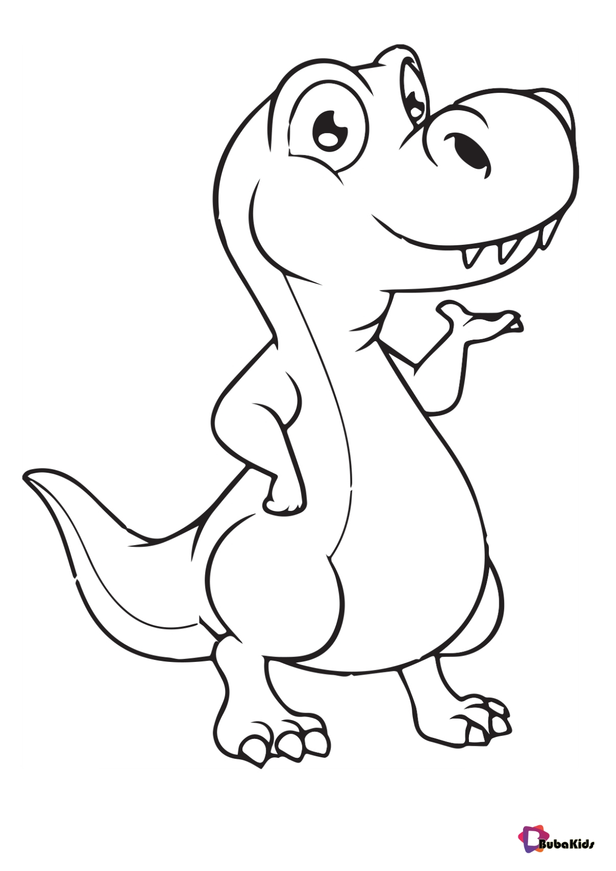 Dinosaur Printable Coloring Page 55