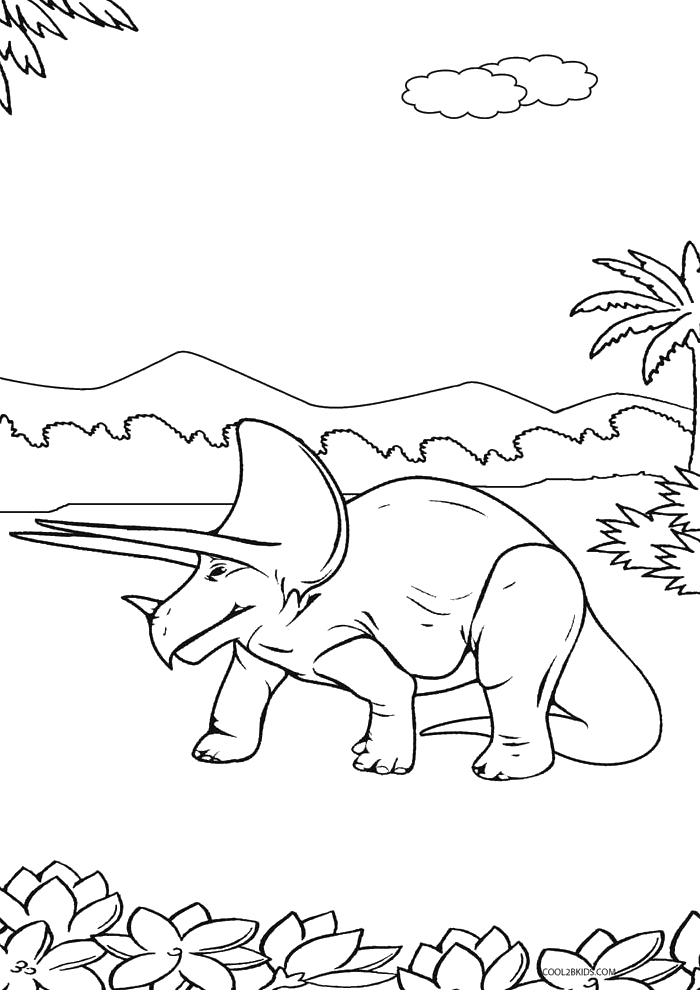 Dinosaur Printable Coloring Page 56