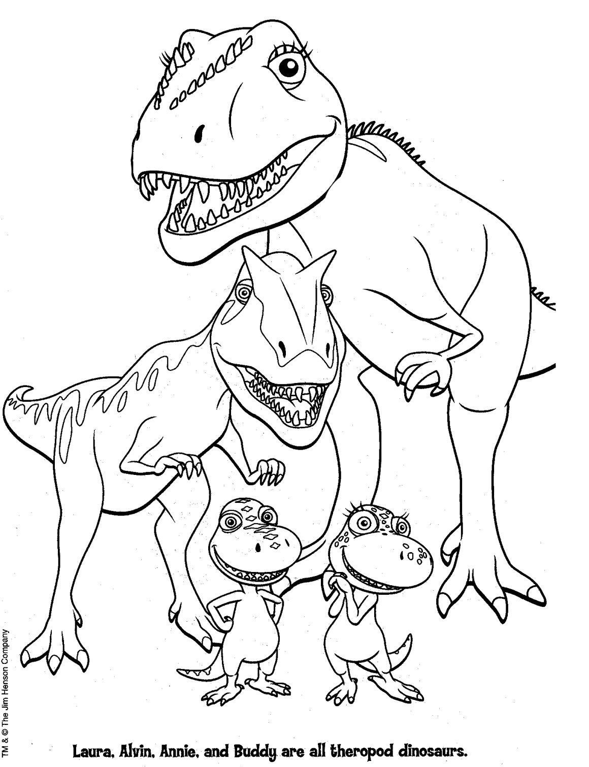 Dinosaur Printable Coloring Page 58