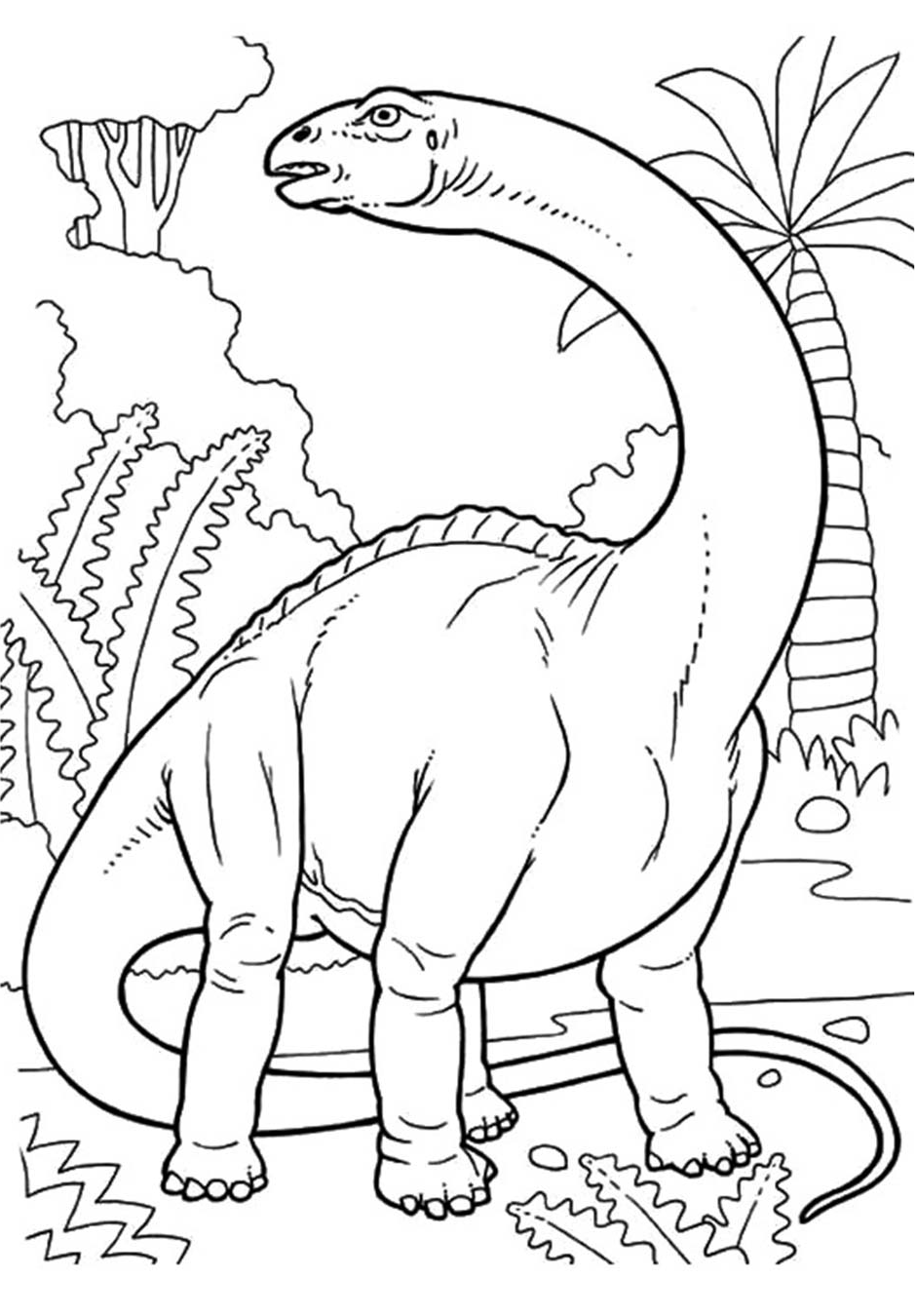 Dinosaur Printable Coloring Page 59