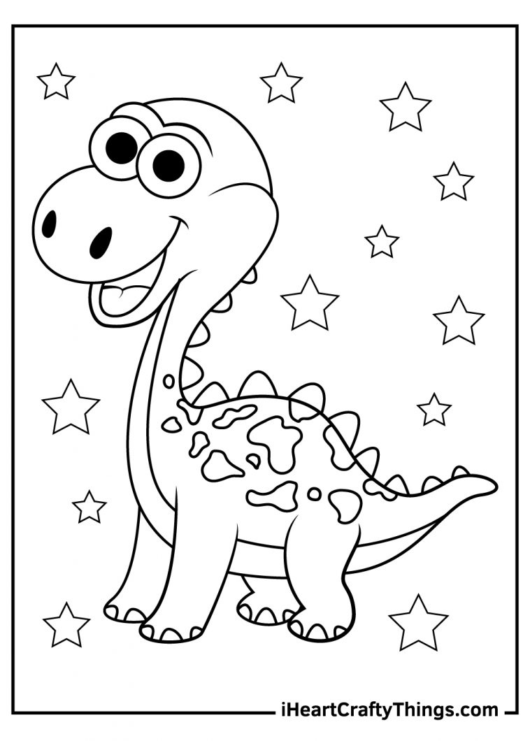 Dinosaur Printable Coloring Page 60