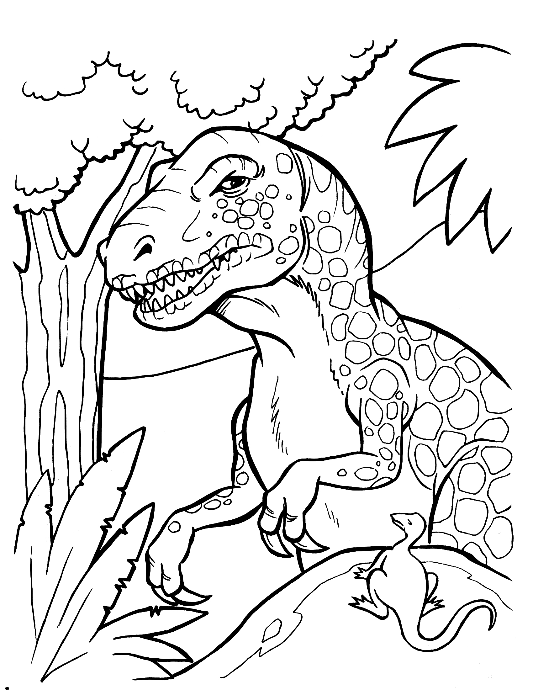 Dinosaur Printable Coloring Page 65