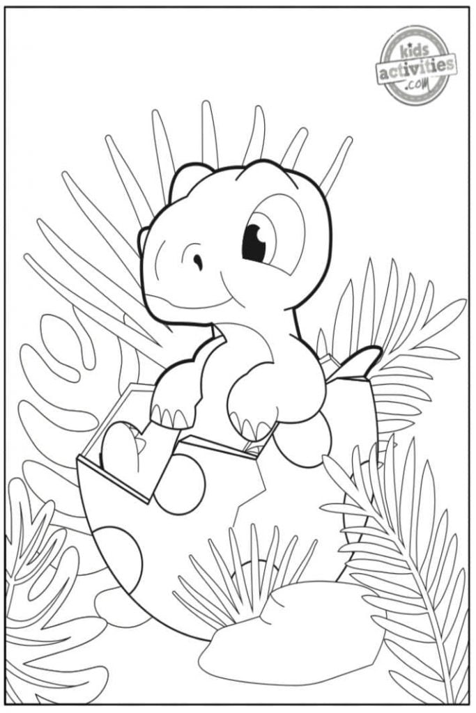 Dinosaur Printable Coloring Page 69