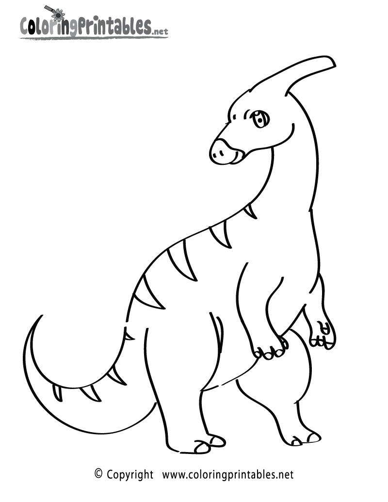 Dinosaur Printable Coloring Page 70