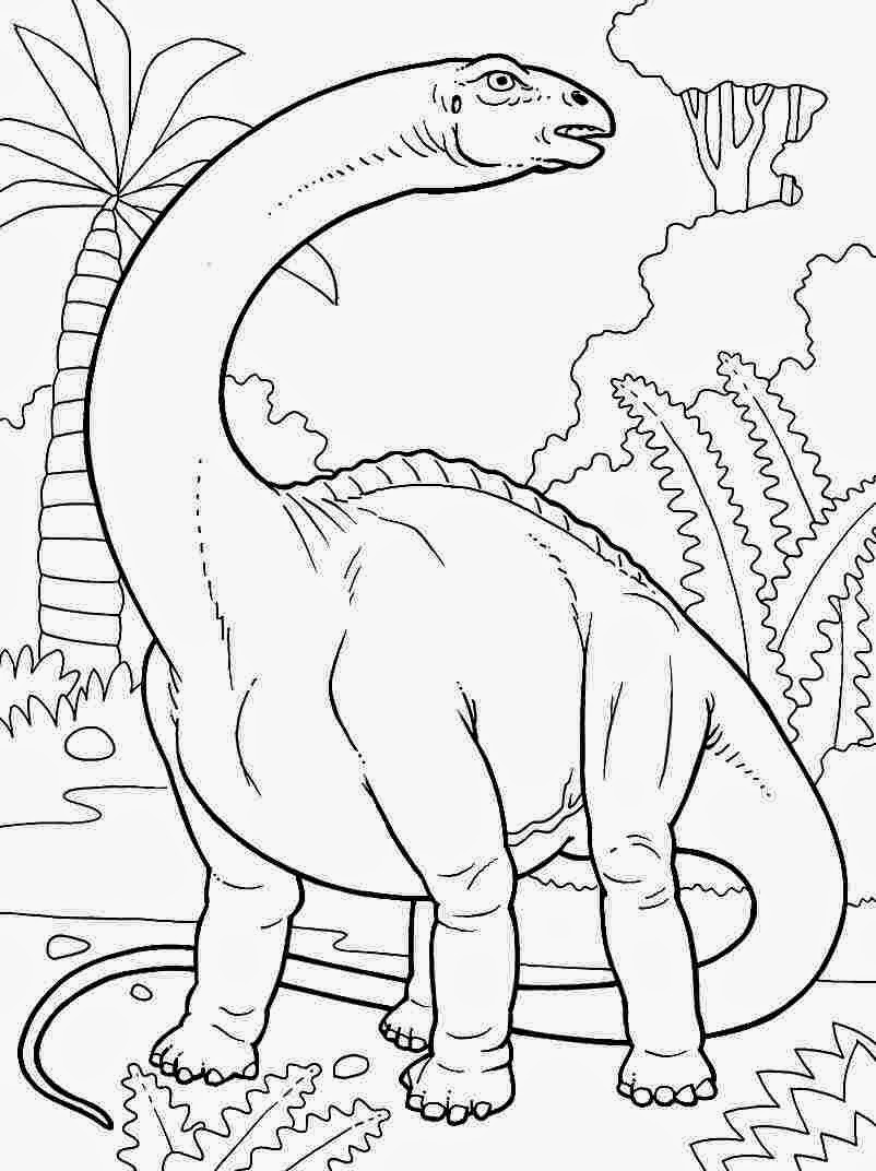 Dinosaur Printable Coloring Page 8