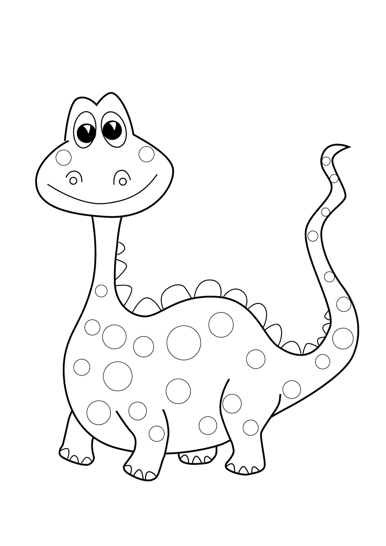 Dinosaur Printable Coloring Page 9