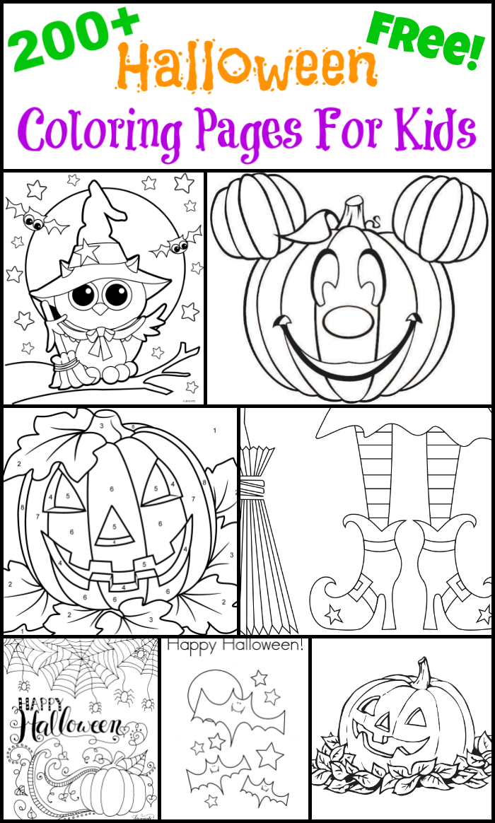 Free Printable Coloring Sheets Halloween 11