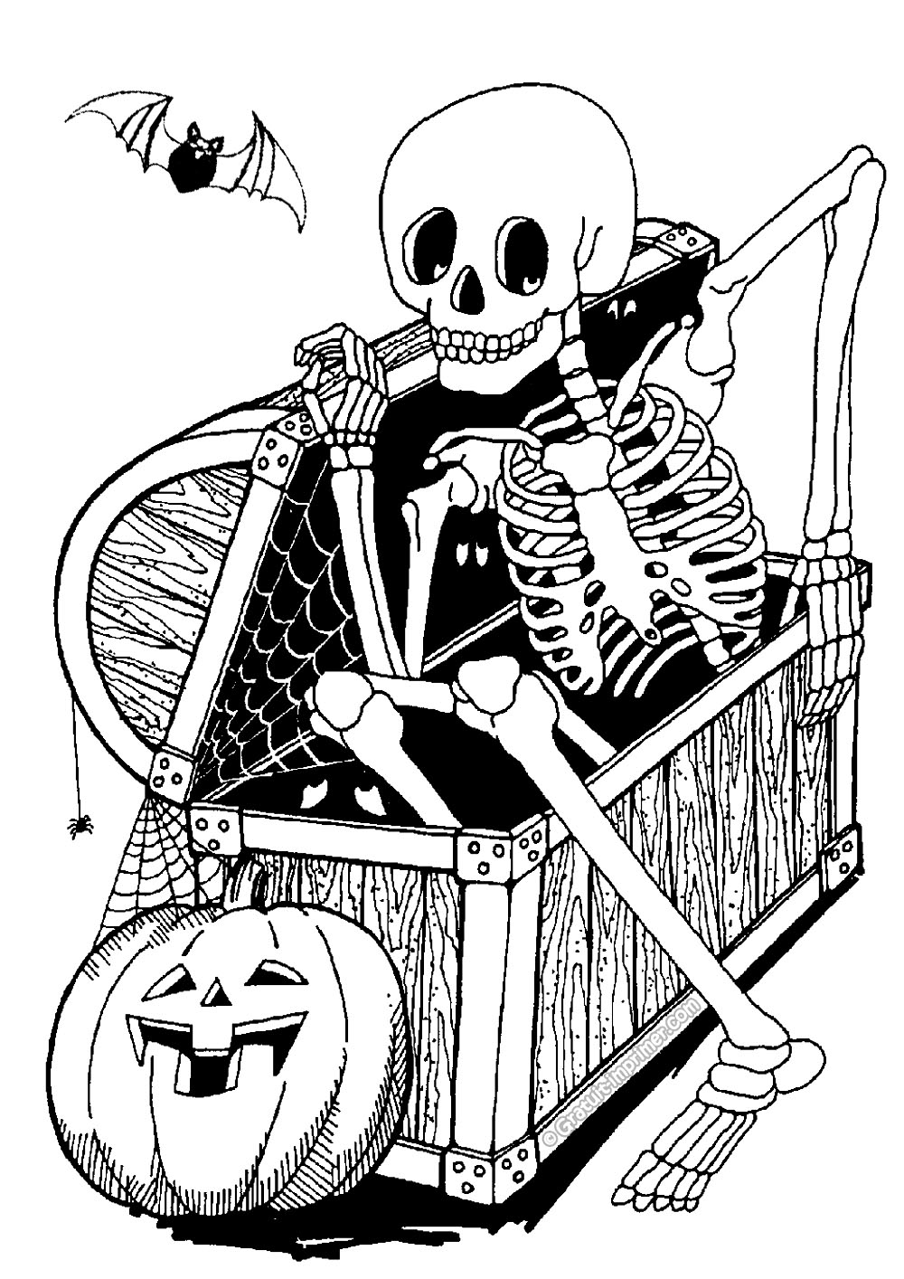 Free Printable Coloring Sheets Halloween 12