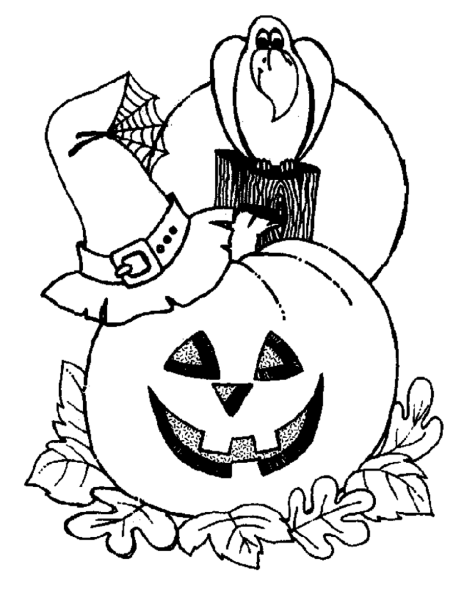 Free Printable Coloring Sheets Halloween 16