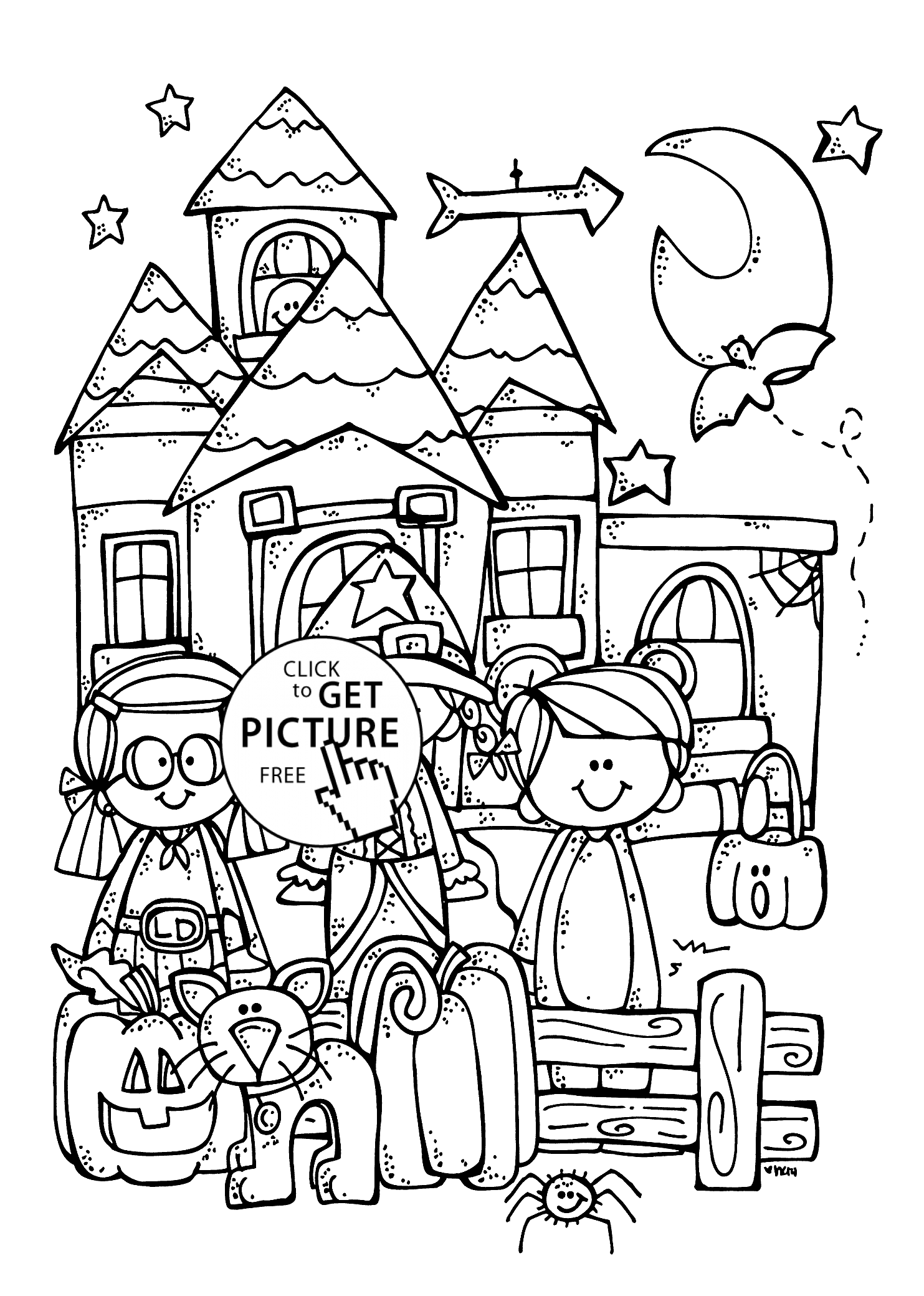 Free Printable Coloring Sheets Halloween 2