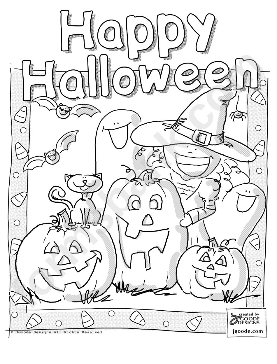 Free Printable Coloring Sheets Halloween 21