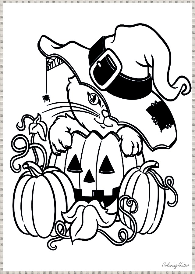 Free Printable Coloring Sheets Halloween 26