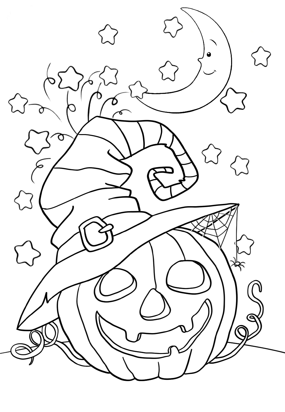 Free Printable Coloring Sheets Halloween 28