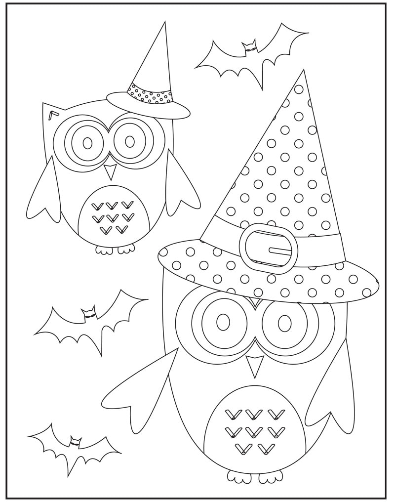 Free Printable Coloring Sheets Halloween 35