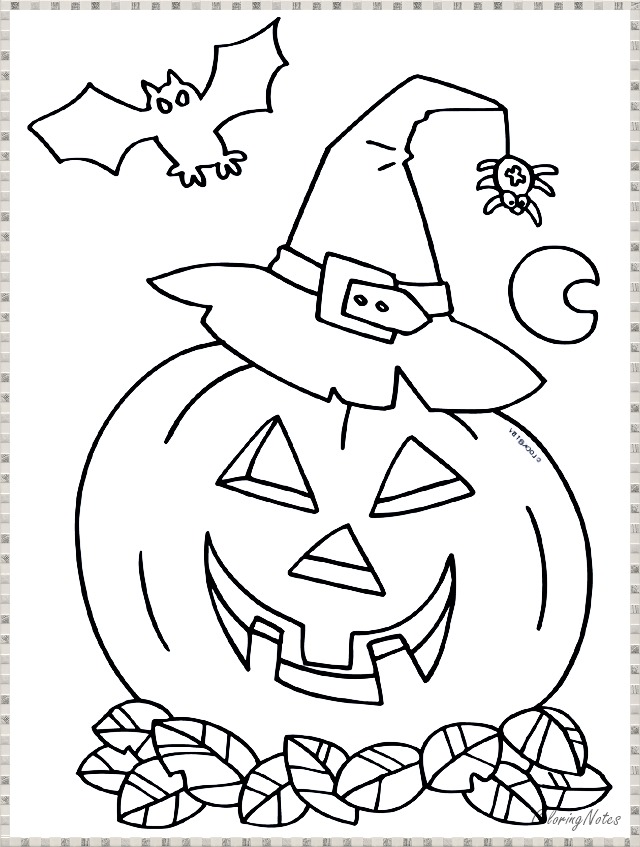 Free Printable Coloring Sheets Halloween 37