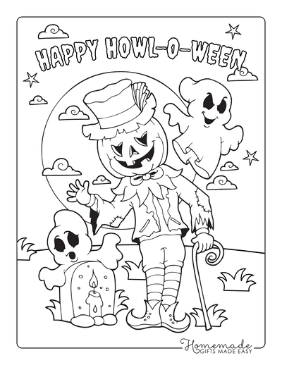 Free Printable Coloring Sheets Halloween 42