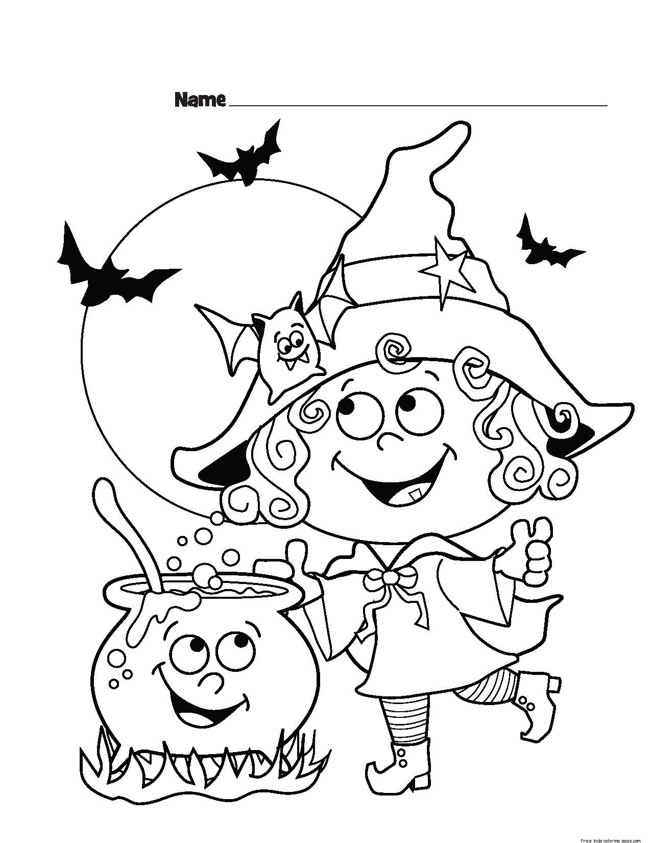 Free Printable Coloring Sheets Halloween 59