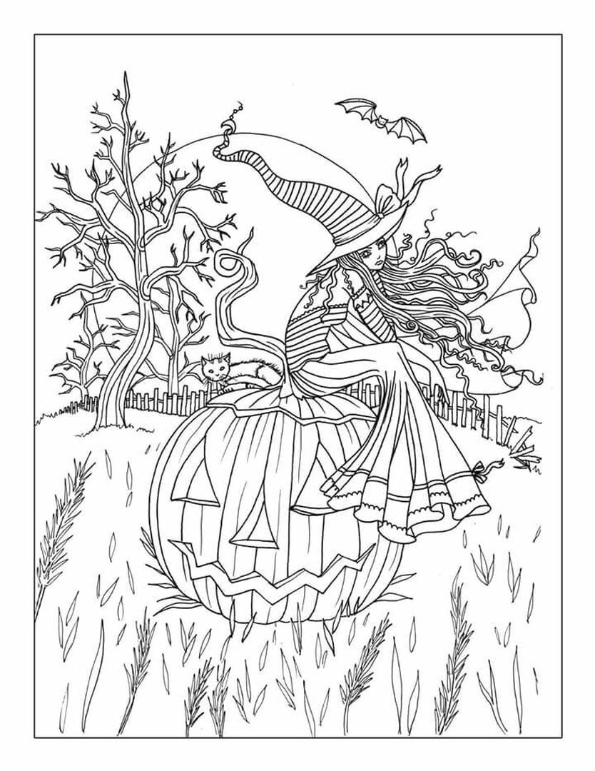 Free Printable Coloring Sheets Halloween 70