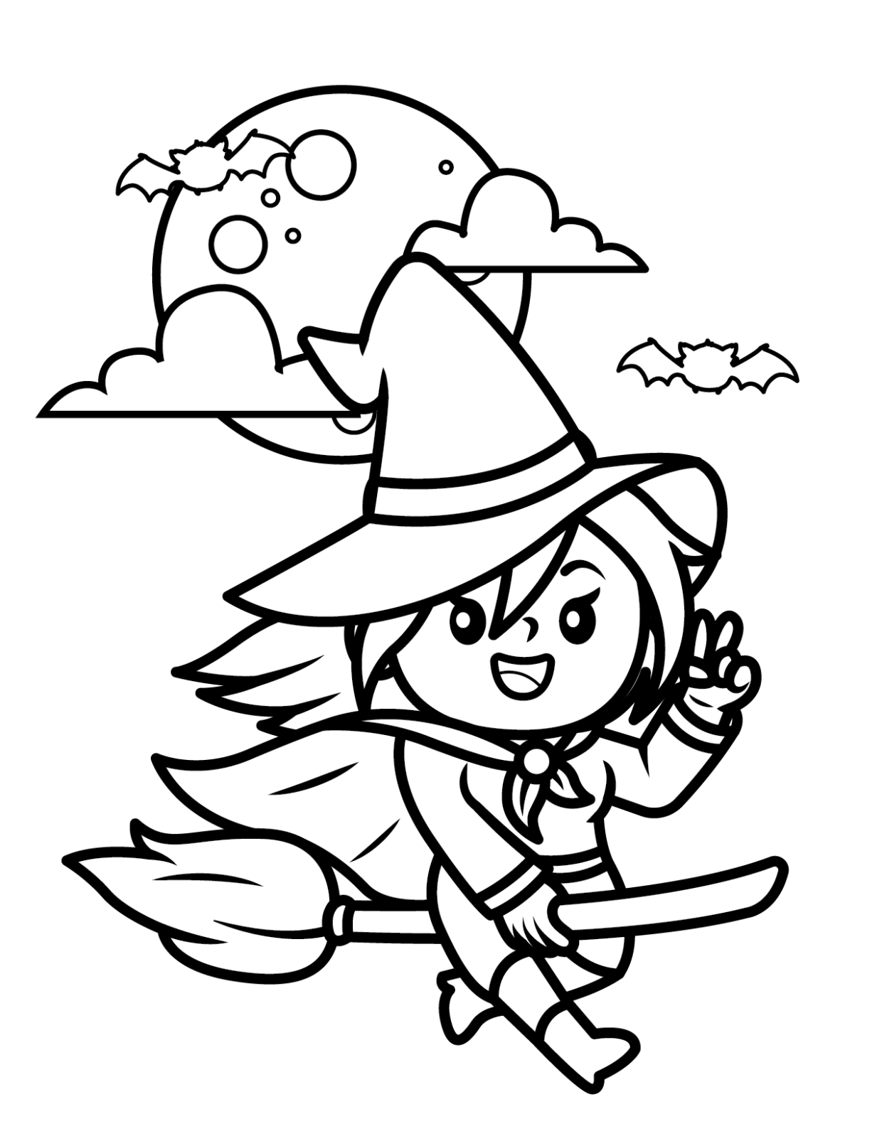 Free Printable Coloring Sheets Halloween 9