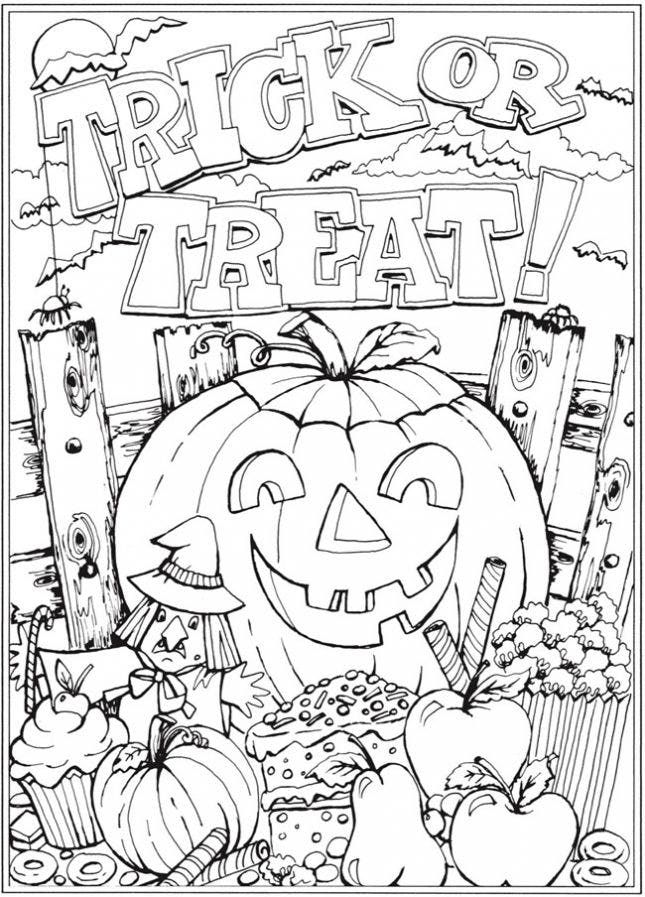 Free Printable Coloring Sheets Halloween 93