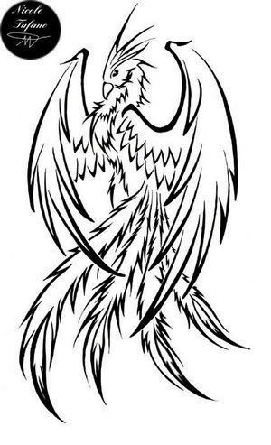 Phoenix Bird Coloring Pages 80