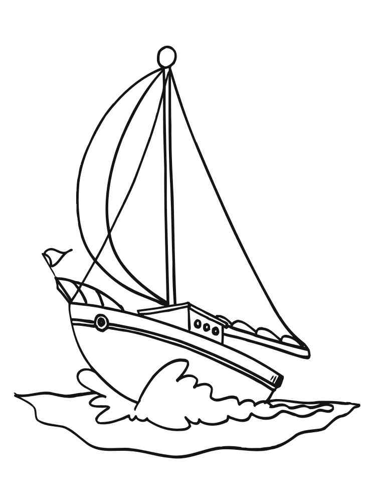 30 Boat Coloring Pictures 14