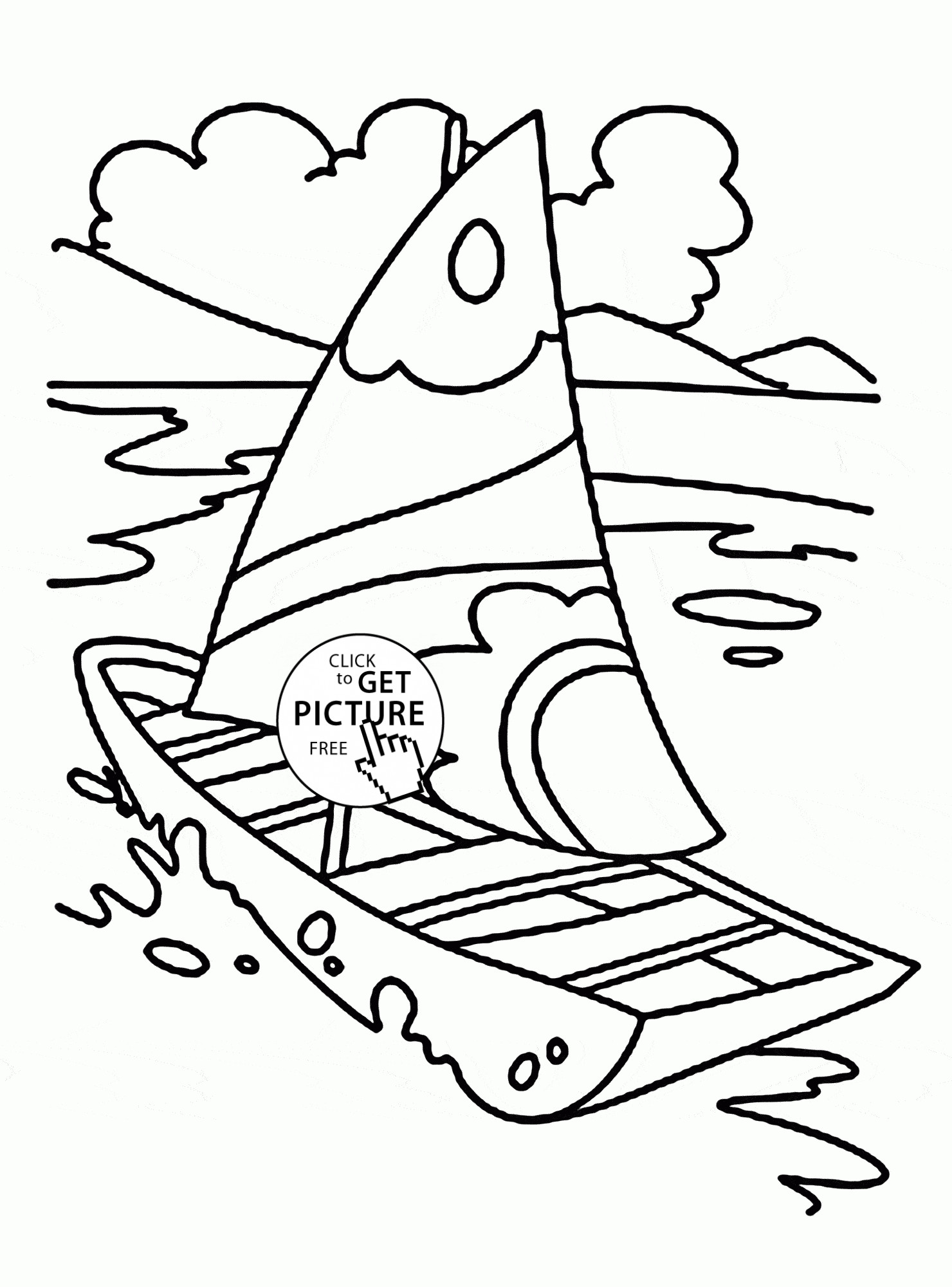 30 Boat Coloring Pictures 26