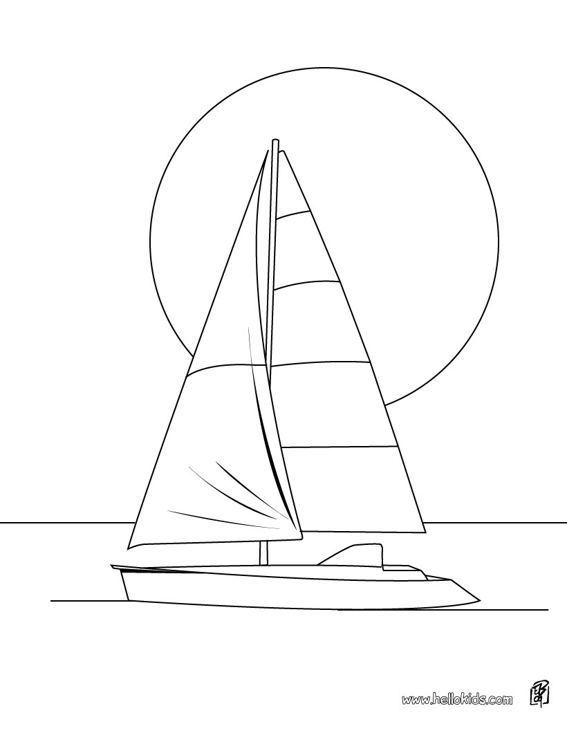 30 Boat Coloring Pictures 28