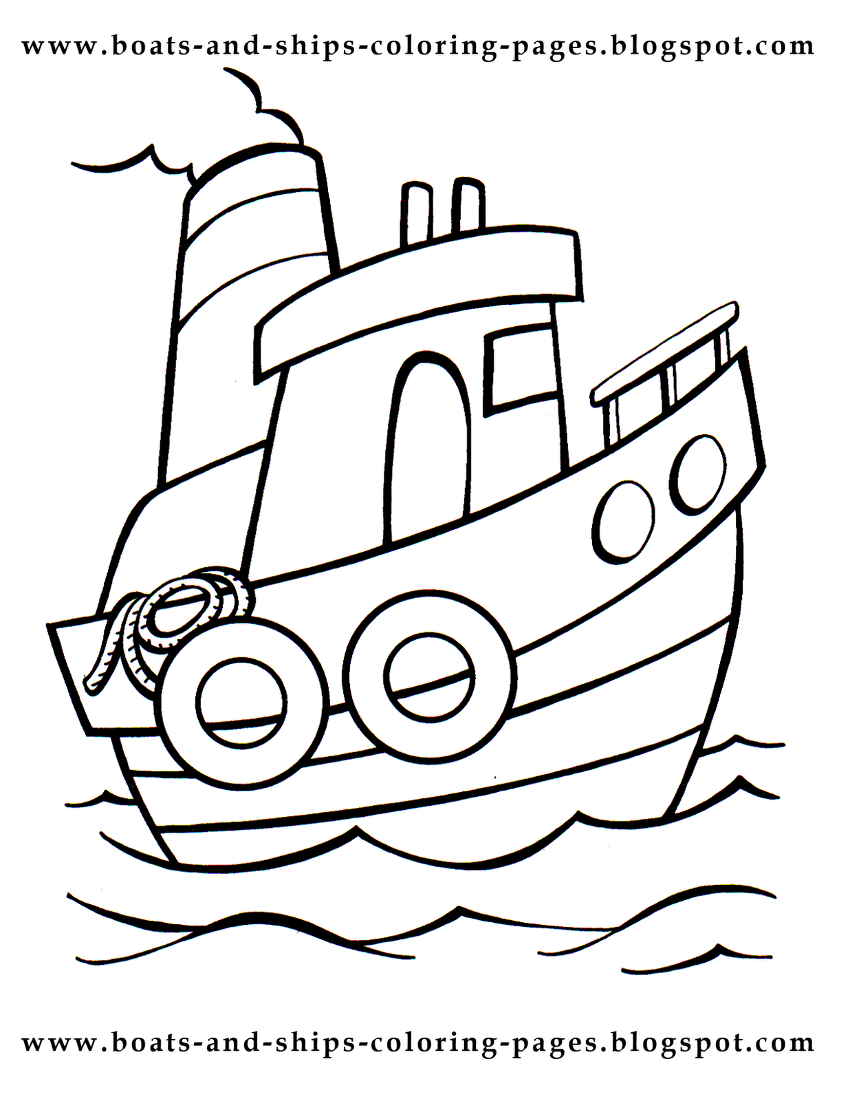 30 Boat Coloring Pictures 4