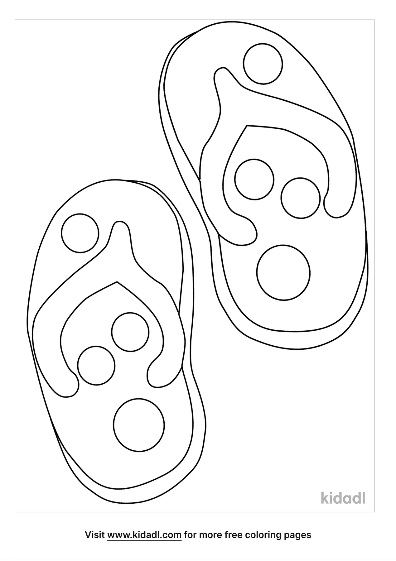 35 Coloring Pages Flip Flops 18