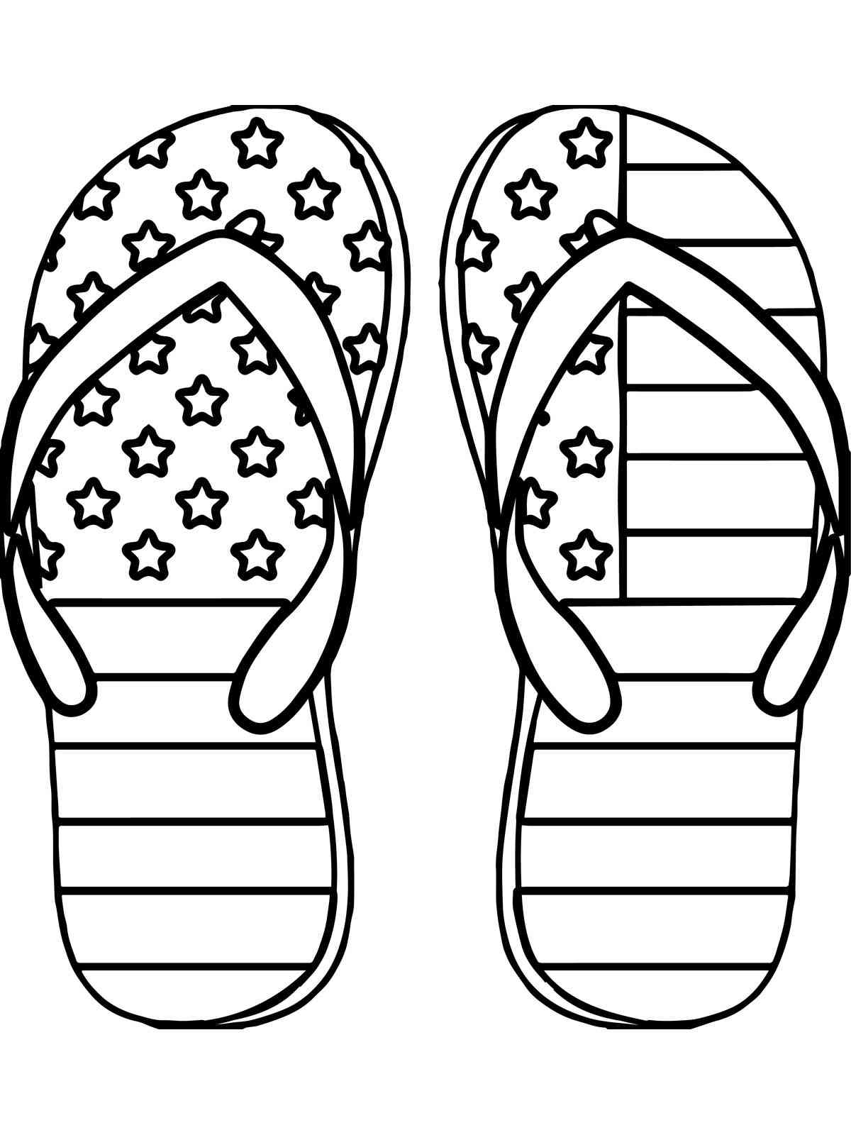 35 Coloring Pages Flip Flops 53