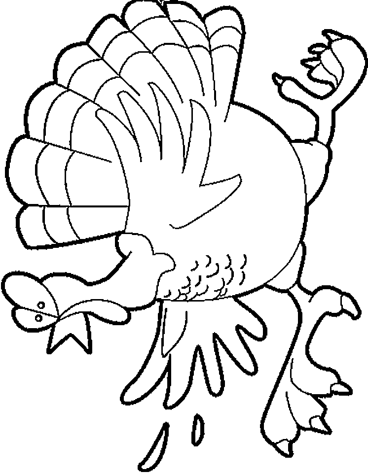 35 Coloring Picture Of A Turkey 12