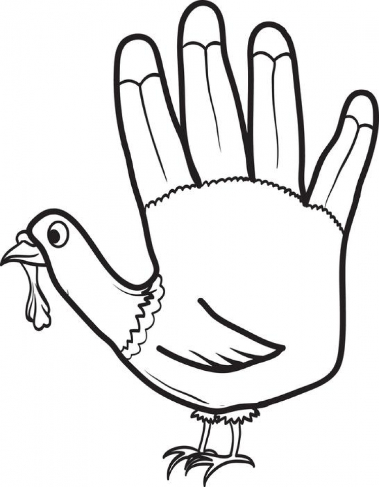 35 Coloring Picture Of A Turkey 13