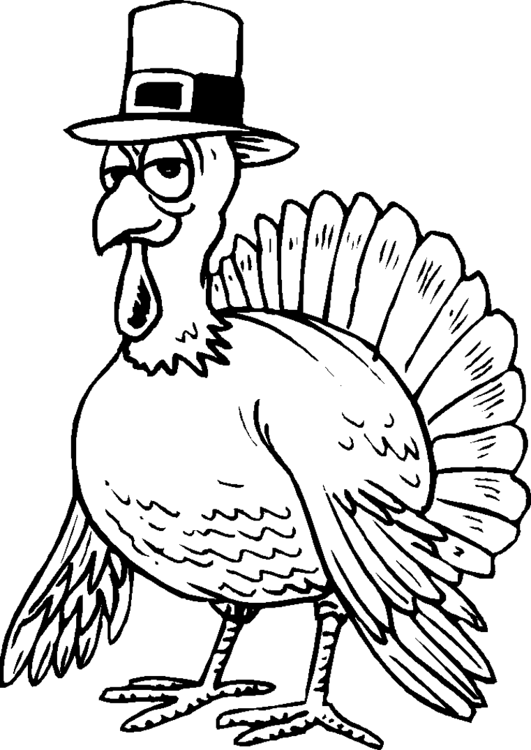 35 Coloring Picture Of A Turkey 17