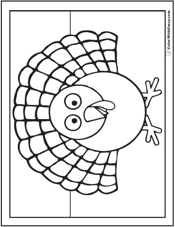 35 Coloring Picture Of A Turkey 20