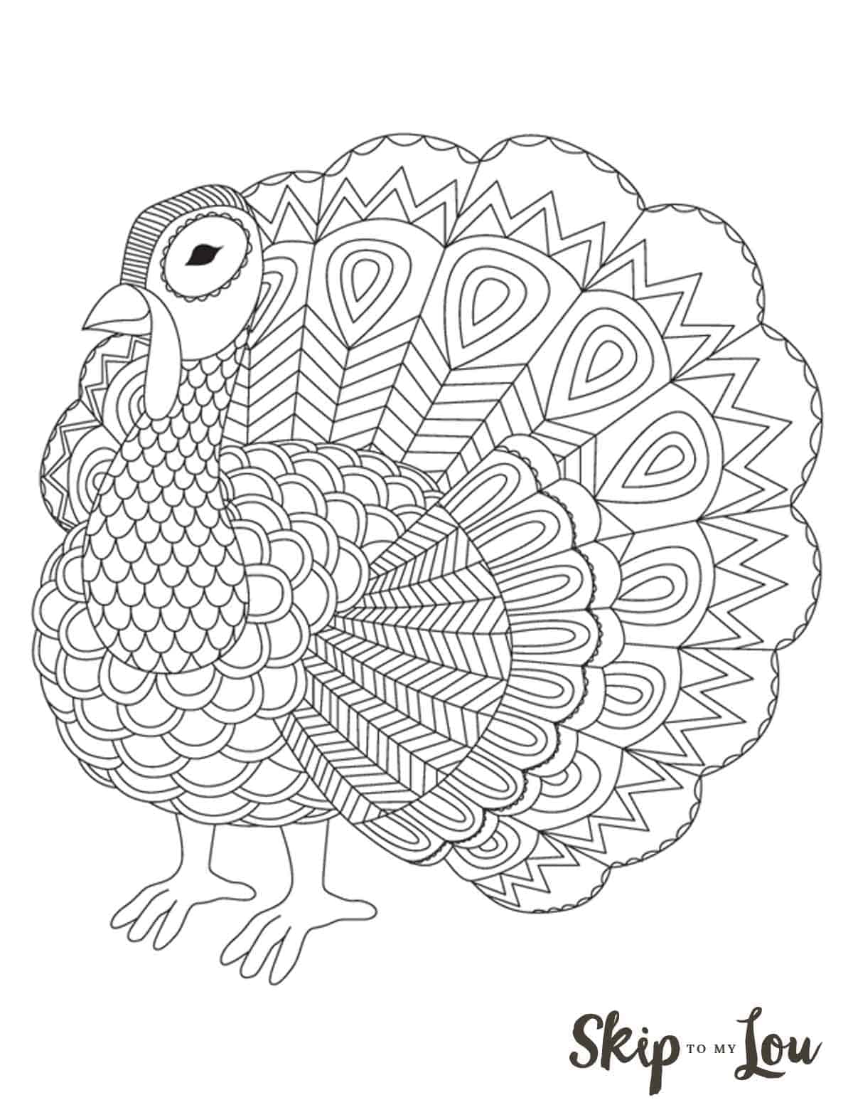 35 Coloring Picture Of A Turkey 22