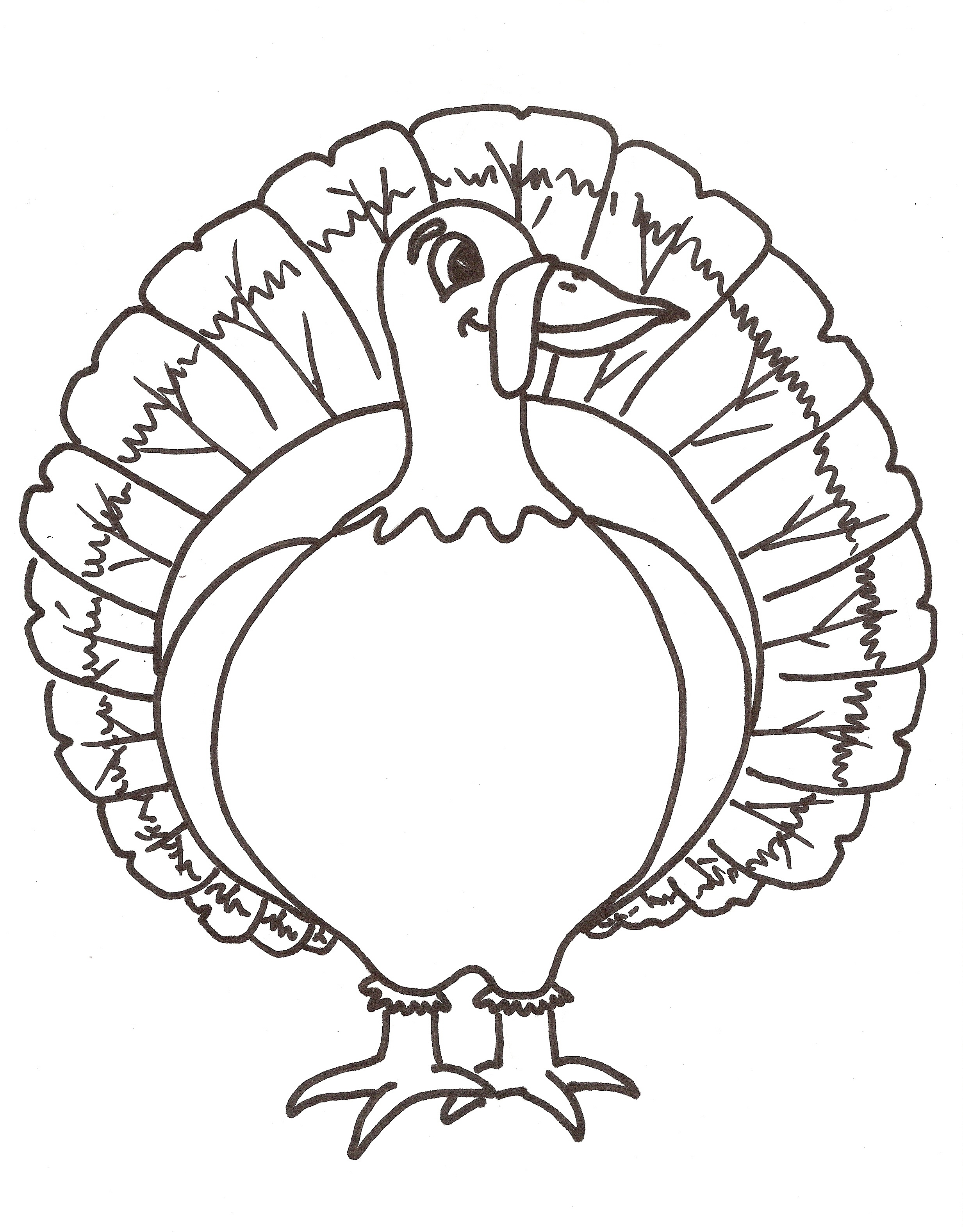 35 Coloring Picture Of A Turkey 40