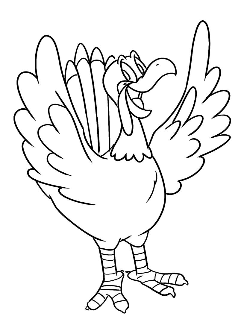 35 Coloring Picture Of A Turkey 41