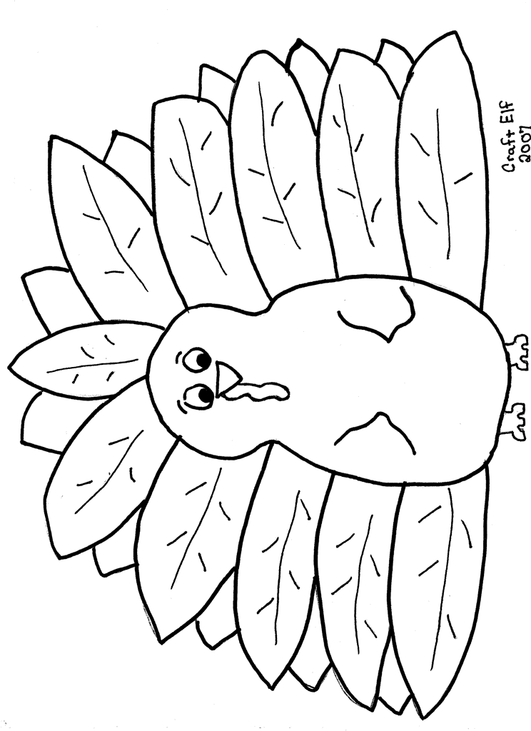 35 Coloring Picture Of A Turkey 45