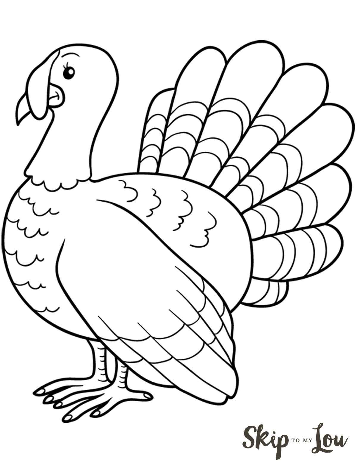 35 Coloring Picture Of A Turkey 47