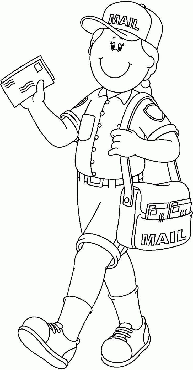 35 Community Workers Coloring Pages 12