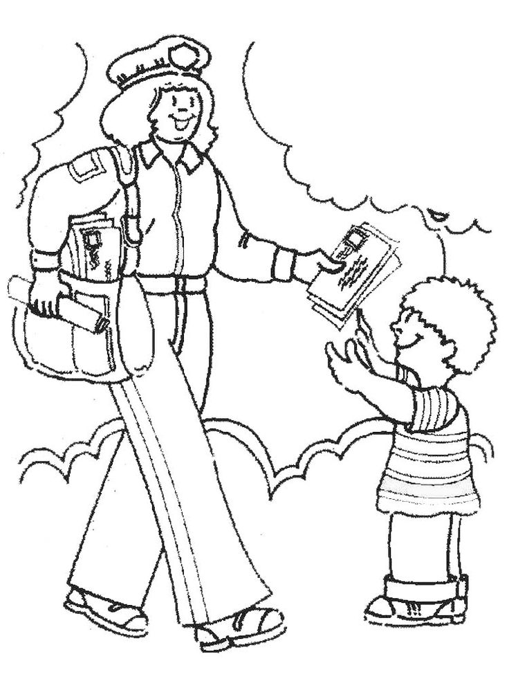 35 Community Workers Coloring Pages 17