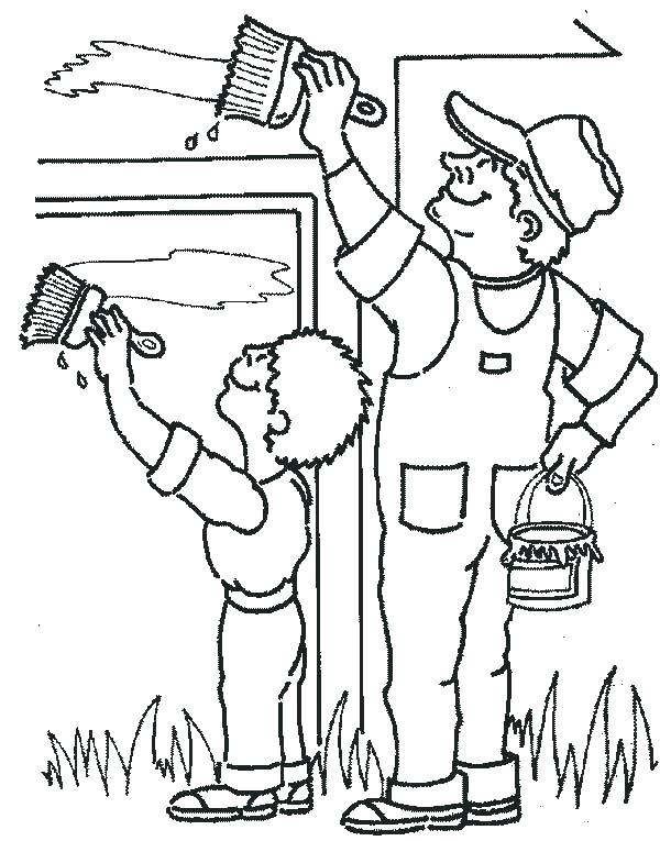 35 Community Workers Coloring Pages 22