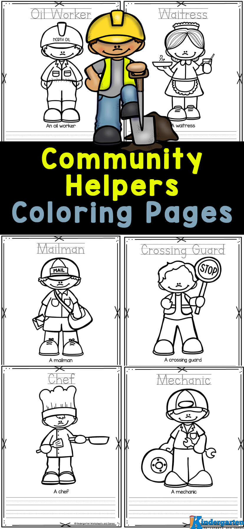 35 Community Workers Coloring Pages 36