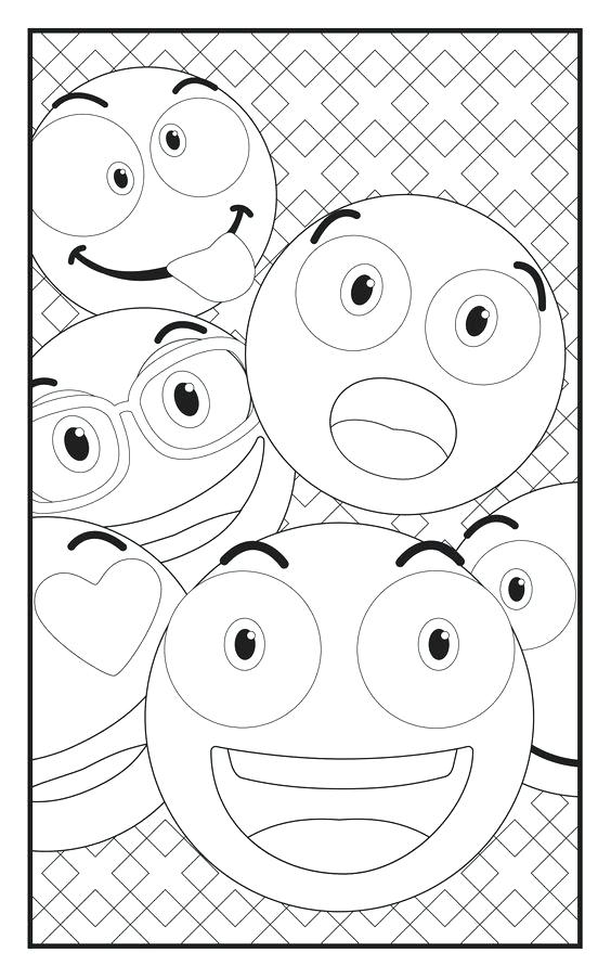 45 Coloring Emoji Pages 13