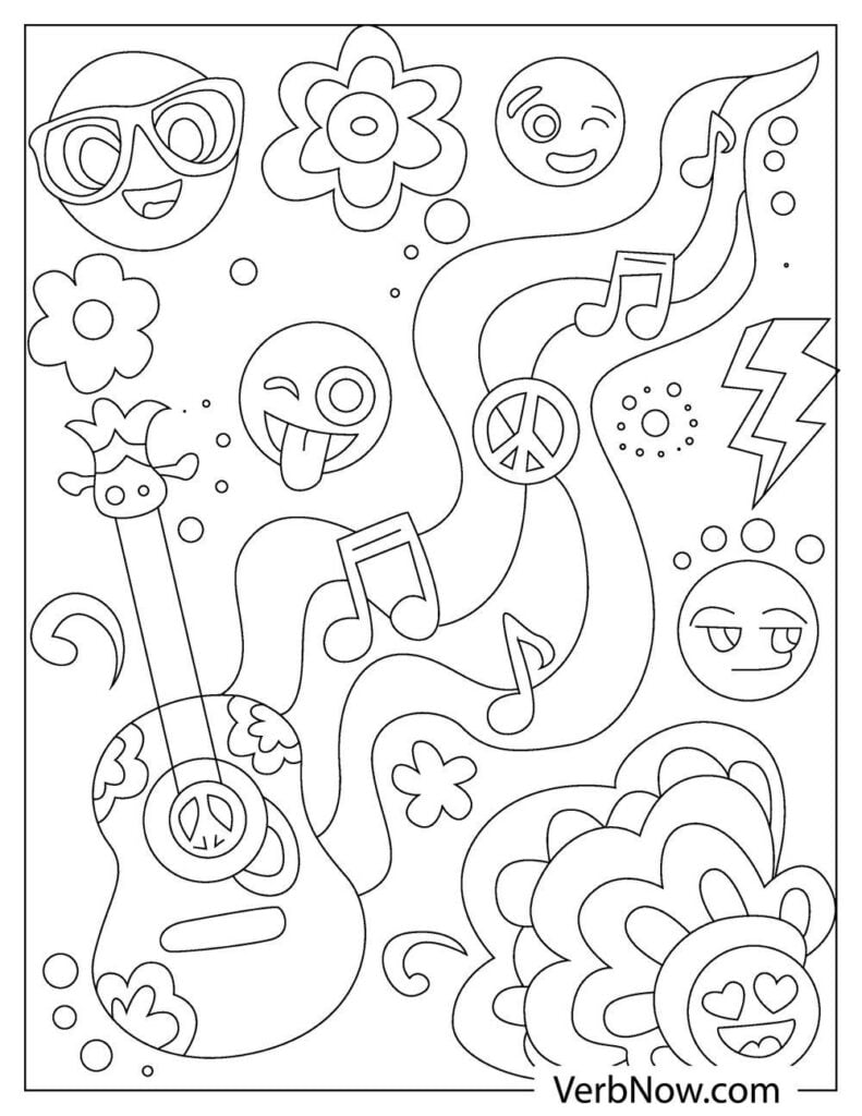 45 Coloring Emoji Pages 32