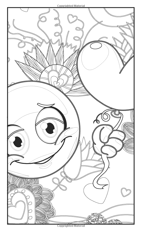 45 Coloring Emoji Pages 5